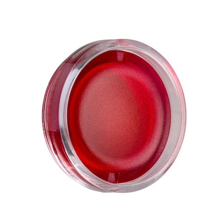 Head for illuminated push button, Harmony XB4, Harmony XB5, red, 22mm, universal LED, plain lens, unmarked MPN:ZBW9143