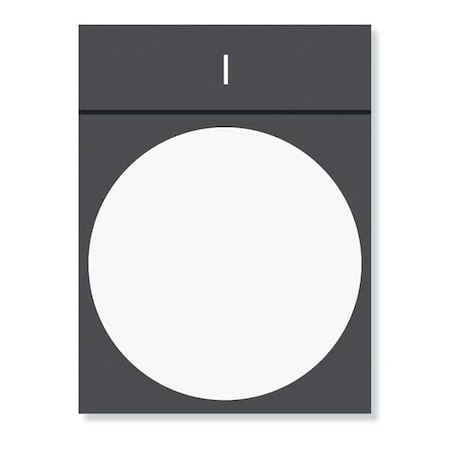 LegendPlate, Blk/Red/Blk/Red, Rectangular MPN:ZBY2101