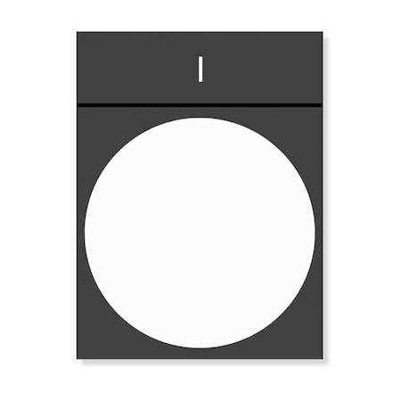 Legend Plate, I, White/Red, Rectangular MPN:ZBY2147