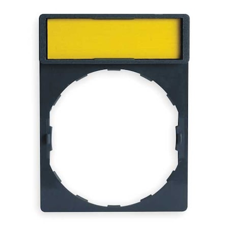 Legend Plate, Rectangular, White or Yellow MPN:ZBY4101