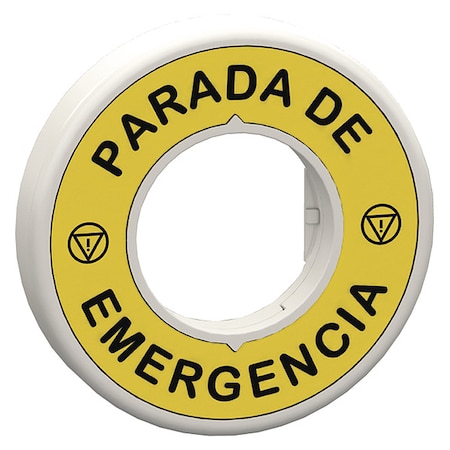 LegndRing, PardaDeEmergncia, Blk/Ylw, Round MPN:ZBY9W2B430