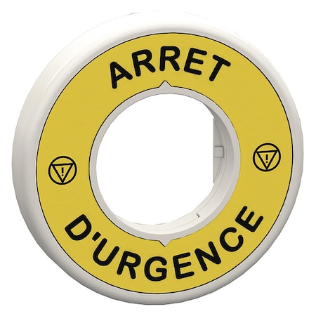 LegendRing, ArretD'Urgence, Blk/Ylw, Round MPN:ZBY9W2G130