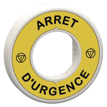 LegendRing, ArretD'Urgence, Blk/Ylw, Round MPN:ZBY9W2M130
