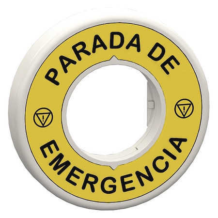 LegndRing, PardaDeEmergncia, Blk/Ylw, Round MPN:ZBY9W2M430