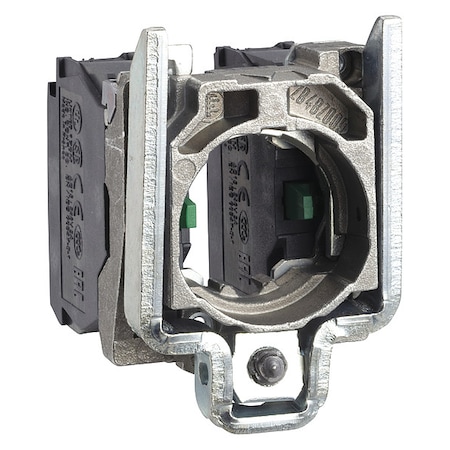 Complete body contact assembly for joystick controller, Harmony XB4, contact block with body fixing collar, 2NO MPN:ZD4PA103