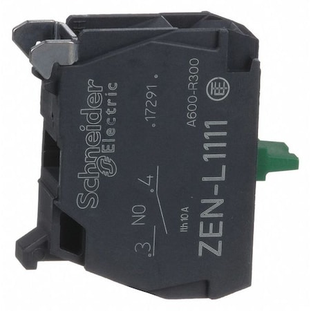 1NO 22mm Screw-Clamp Push Button Contact Block MPN:ZENL1111