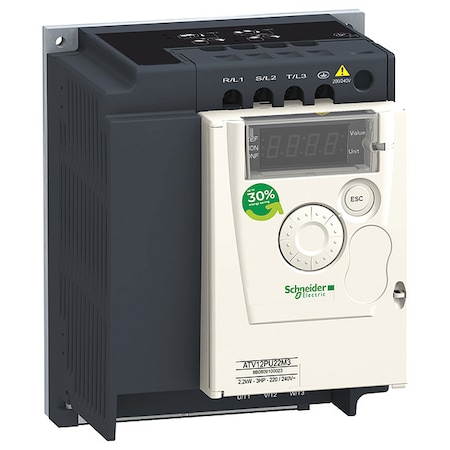 Variable Frequency Drive, Black MPN:ATV12PU15M3