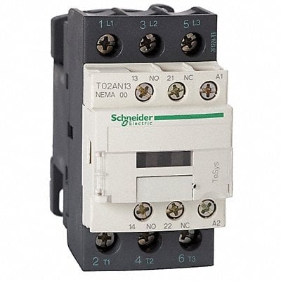 NEMA Magnetic Contactor 9A 24VAC NEMA 00 MPN:T02AN13B7