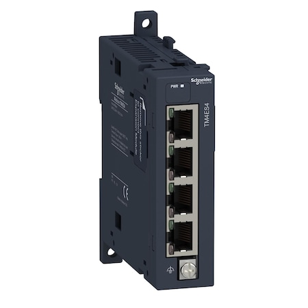 Network switch module, Modicon M241, 4 Ethernet switchs MPN:TM4ES4