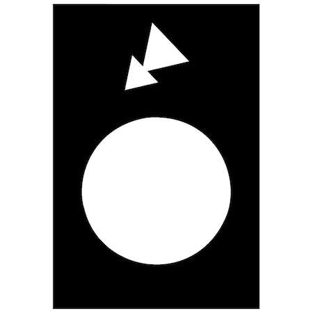 Legend - 30 x 40 mm - black - reverse, slow-fast MPN:ZB2BY2968