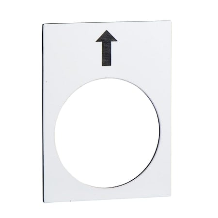 Legend - 30 x 40 mm - white - raise, slow MPN:ZB2BY4951