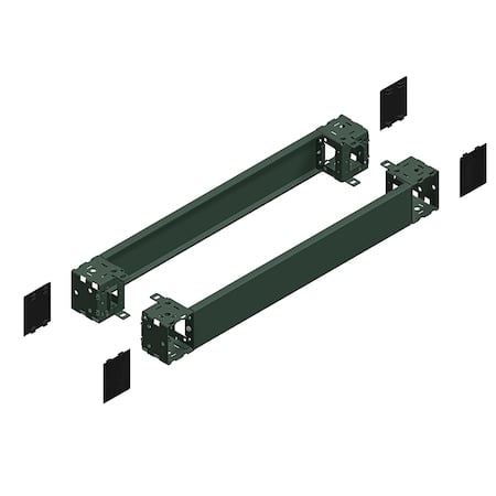 Front & rear plinth, PanelSeT SFN, Spacial SF, Spacial SM, for electrical enclosure W800mm, plinth H100mm MPN:NSYSPF8100