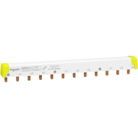 Combo Busbar, 100A, 415V AC, 3 Phase MPN:A9XPH412