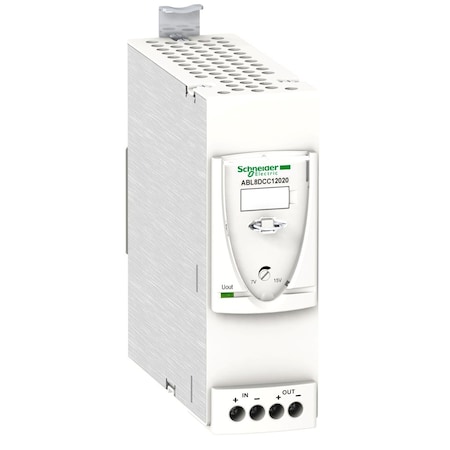 DC to DC Converter, 24-28.8V DC to 12V DC, 24VA, 271 Hz, DIN Rail MPN:ABL8DCC12020