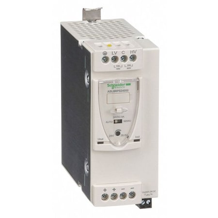 DC Power Supply, 100/120V AC; 200/500V AC, 24V DC, 120 W, 5 A, DIN Rail MPN:ABL8RPS24050