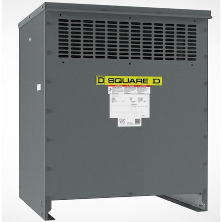 Dry Type Power Distribution Transformer, 112.5 kVA, 2, 120V AC, 208V AC Wye, 480V MPN:EXN112T3H