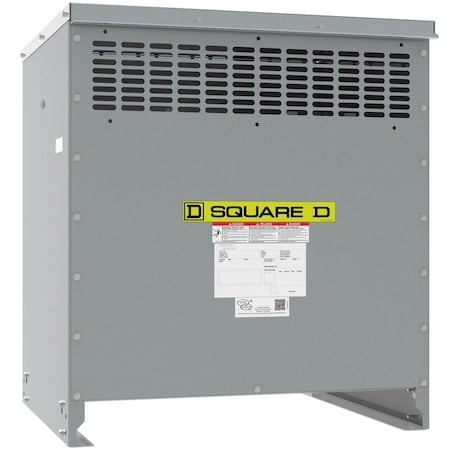 Dry Type Power Distribution Transformer, 75 kVA, 2, 120V AC, 208V AC Wye, 600 V delta MPN:EXN75T65H