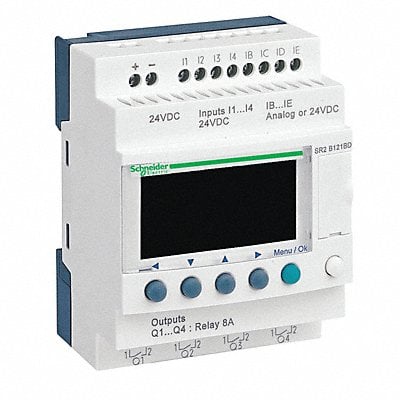 Logic Relay Input Voltage 24VDC MPN:SR2B121BD