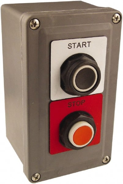 Push-Button Control Station: Momentary, NO/2NC, Start & Stop MPN:9001KYSK203