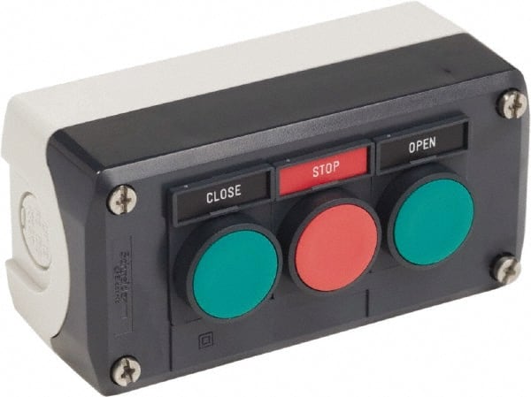 Push-Button Control Station: Momentary, 2NO/NC, Open, Close & Stop MPN:XALD351H29H7