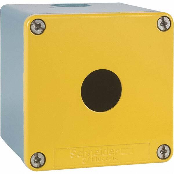 1 Hole, 22mm Hole Diameter, Zinc Alloy Pushbutton Switch Enclosure MPN:XAPJ1501