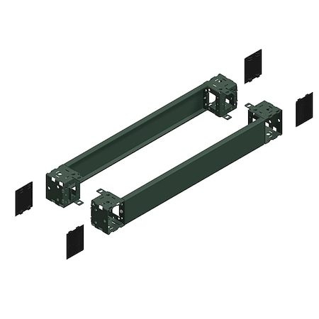 Front & rear plinth, PanelSeT SFN, Spacial SF, Spacial SM, for electrical enclosure W1000mm, plinth H100mm MPN:NSYSPF10100