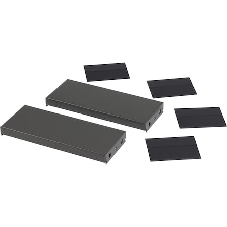 Side panels for the plinth, PanelSeT SFN, Spacial SF, Spacial SM, for electrical enclosure D400mm, set of 2, H100mm MPN:NSYSPS4100
