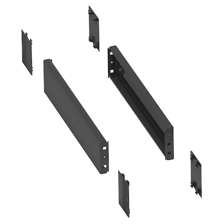 Side panels for the plinth, PanelSeT SFN, Spacial SF, Spacial SM, for electrical enclosure D600mm, set of 2, H100mm MPN:NSYSPS6100