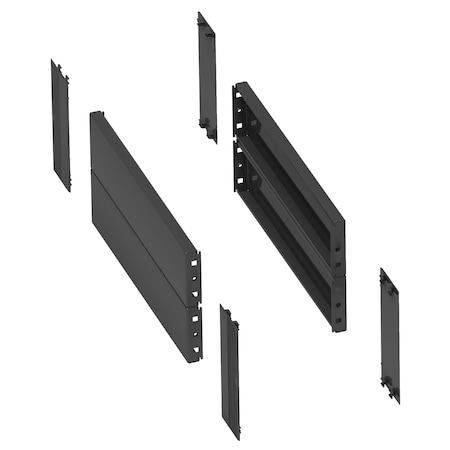 Side panels for the plinth, PanelSeT SFN, Spacial SF, Spacial SM, for electrical enclosure D600mm, set of 4, H200mm MPN:NSYSPS6200
