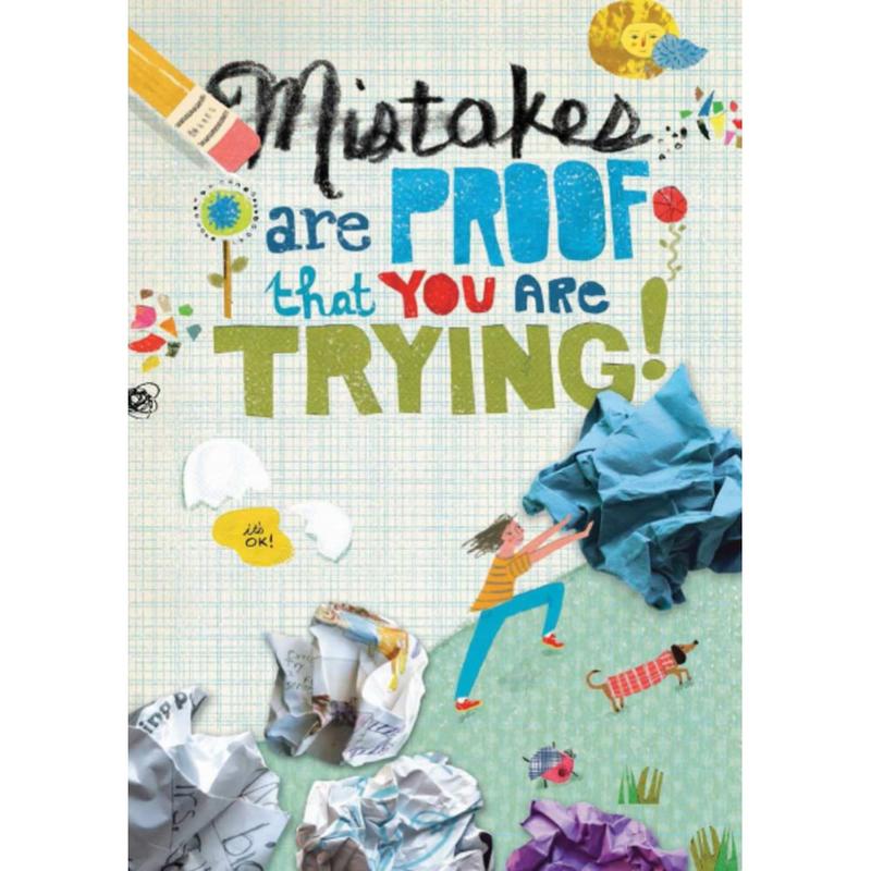 Scholastic Teachers Friend POP! Chart, 13 3/8in x 19in, Mistakes Are MPN:978-0-545-81940-4
