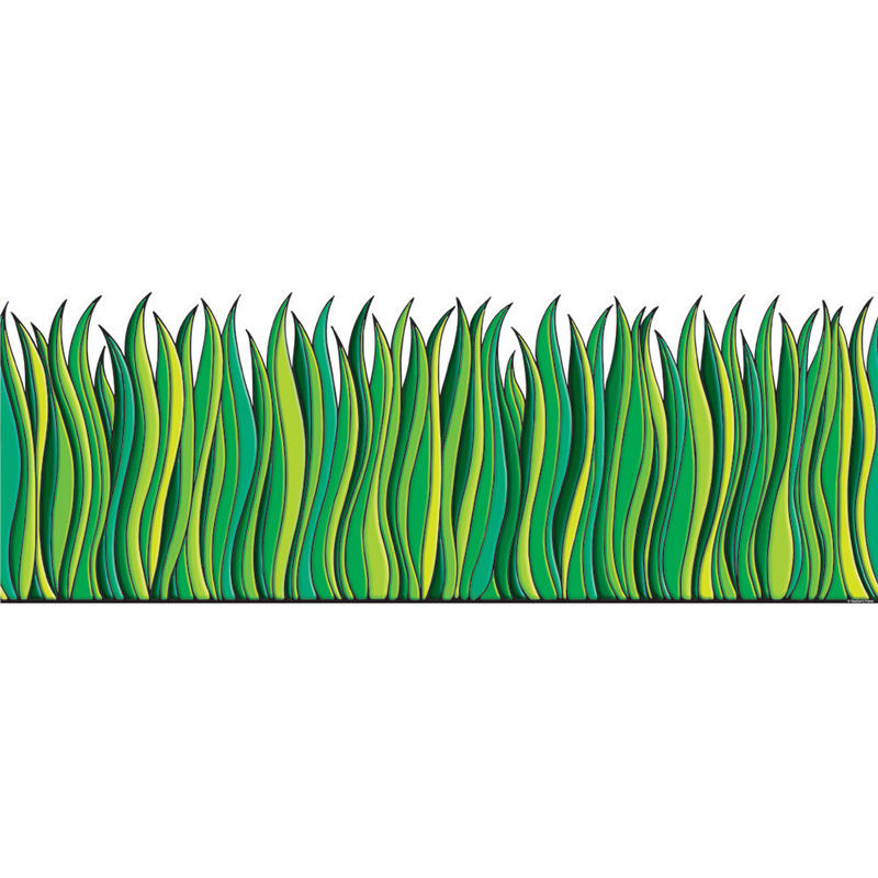 Scholastic Bulletin Board Accents, Grass, 9in x 24in MPN:9780439654937