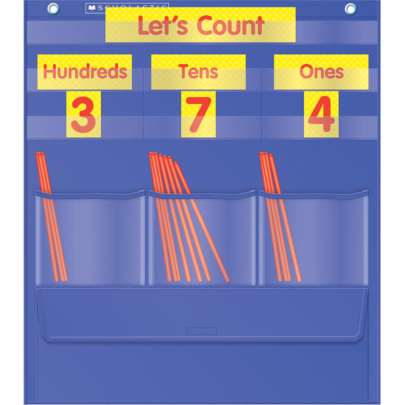 Scholastic Counting Caddie And Place Value Pocket Chart MPN:9780545114820