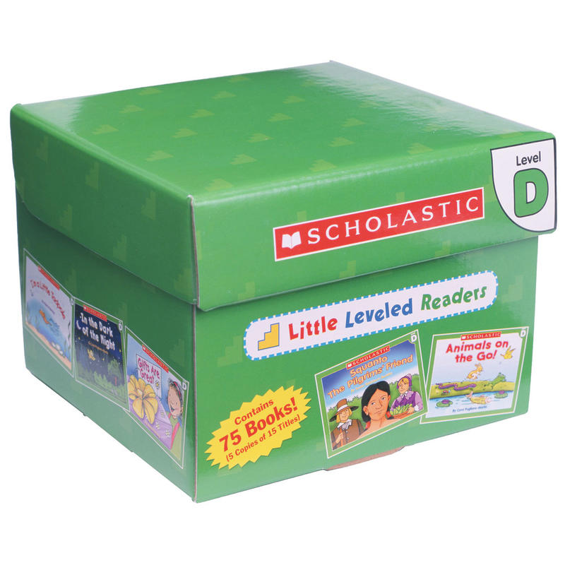 Scholastic Little Leveled Readers Book: Level D Box Set, Grades K-2, Pack Of 75 Books MPN:SC-0545067677