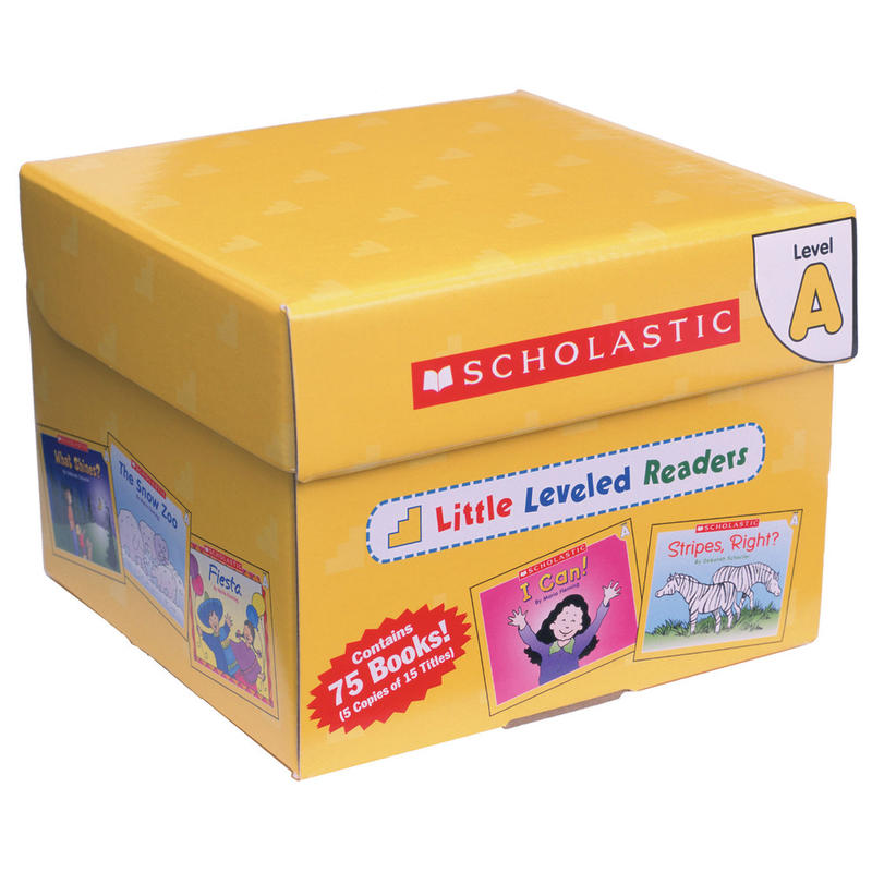 Scholastic Little Leveled Readers Book: Level A Box Set, 5 Copies of 15 Titles MPN:SC-0545067693
