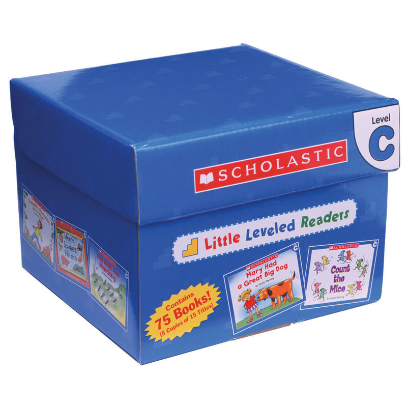 Scholastic Little Leveled Readers Book: Level C Box Set, 5 Copies of 15 Titles MPN:SC-0545067723
