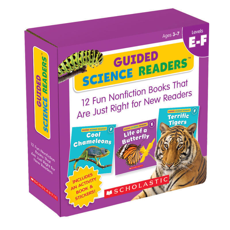 Scholastic Teacher Resources Guided Science Readers Parent Pack, Levels E & F, Pre-K To 1st Grade, Pack Of 16 MPN:809118