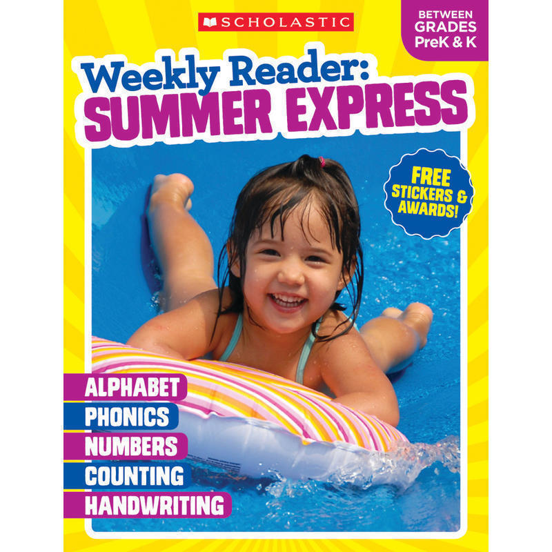 Scholastic Teacher Resources Weekly Reader Workbook: Summer Express, Grades Pre K Kindergarten MPN:810888