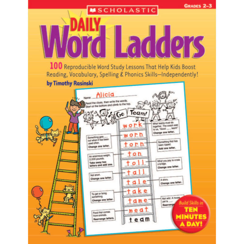 Scholastic Daily Word Ladders - Grades 2-3 MPN:9780439513838