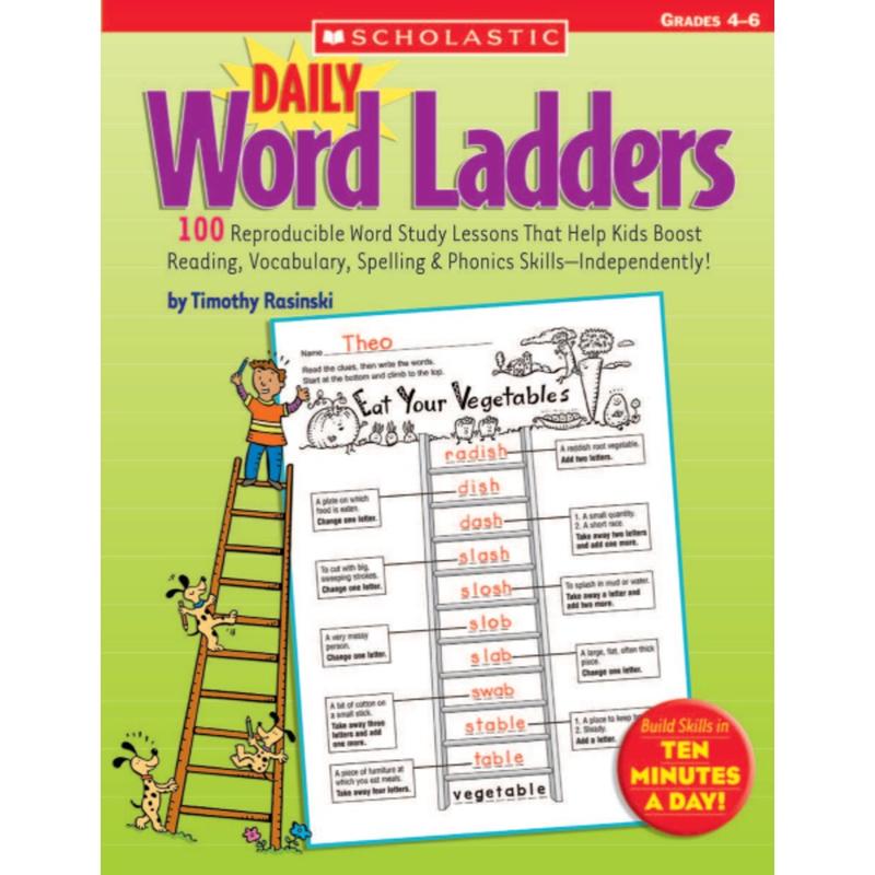 Scholastic Daily Word Ladders - Grades 4-6 MPN:9780439773454