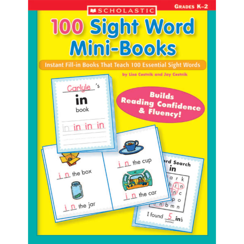 Scholastic 100 Sight Word Mini-Books MPN:9780439387804