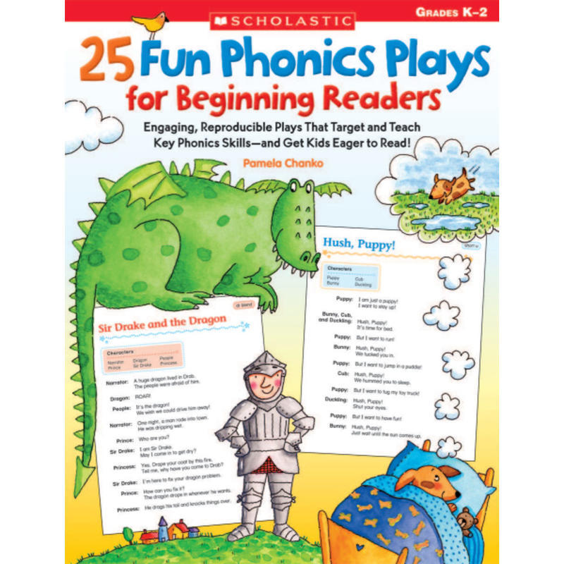 Scholastic 25 Fun Phonics Plays For Beginning Readers MPN:9780545103398