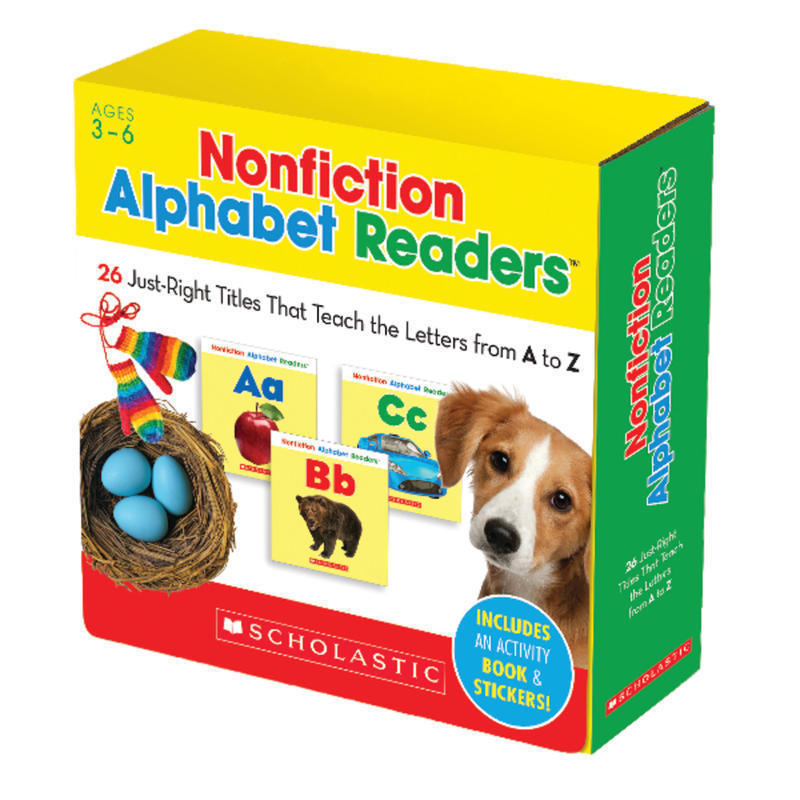 Scholastic Nonfiction Alphabet Readers Parent Pack, Grades K - 2 MPN:9780545651134