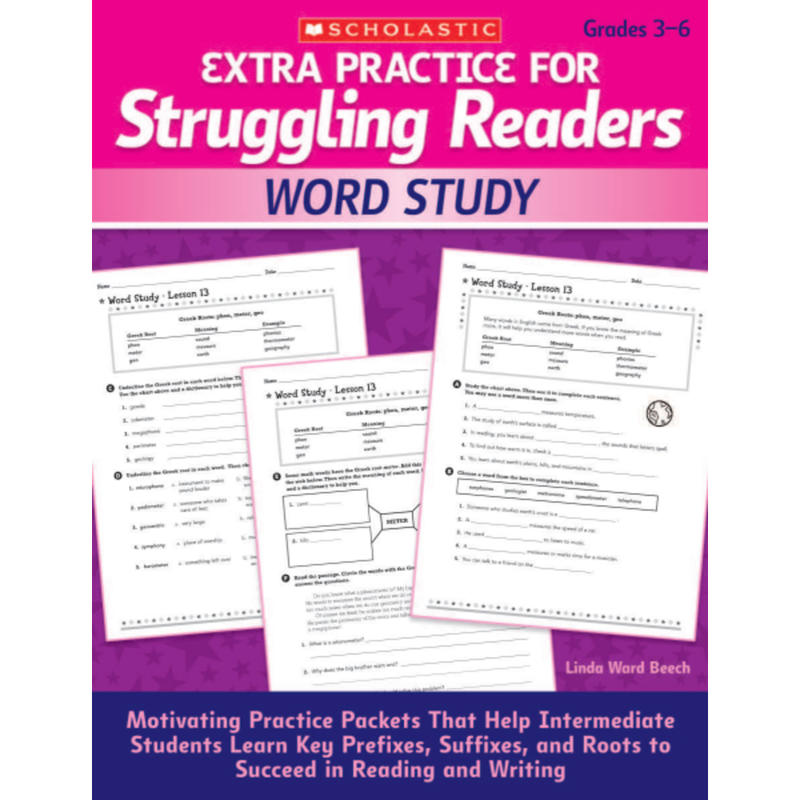Scholastic Extra Practice For Struggling Readers: Word Study MPN:9780545124119