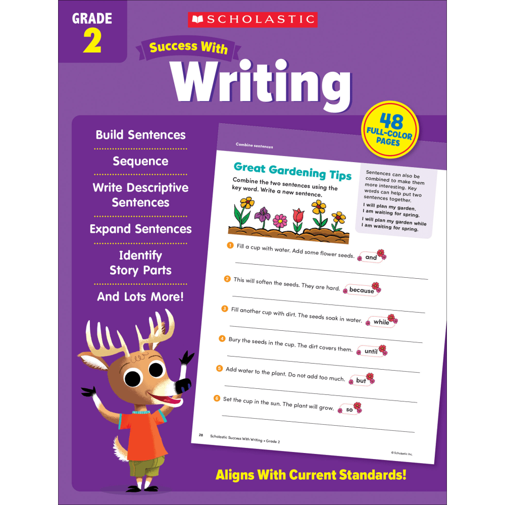Scholastic Success With Writing, Grade 2 MPN:9781338798722