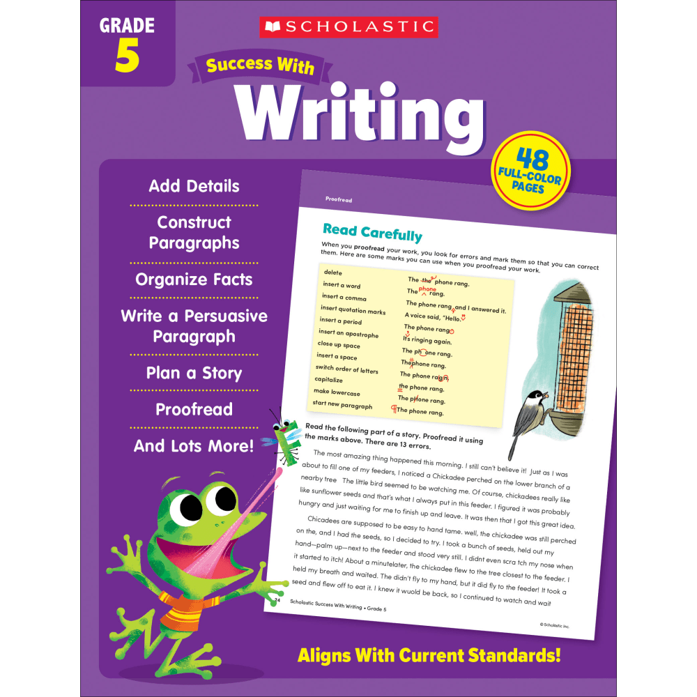 Scholastic Success With Writing, Grade 5 MPN:9781338798753