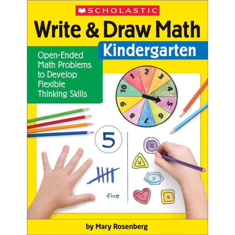 Scholastic Write & Draw Math: Kindergarten MPN:9781338314366