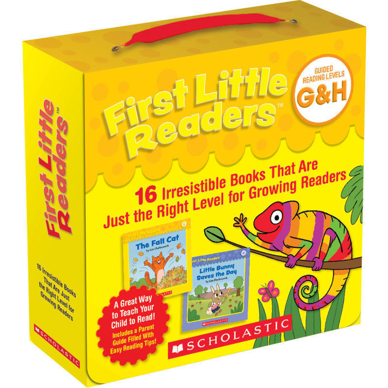 Scholastic First Little Readers: Guided Reading Levels G & H, Set Of 16 Books MPN:9781338615524