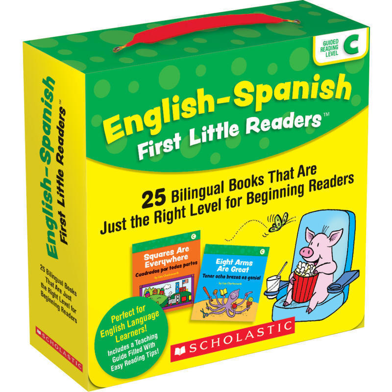 Scholastic Teacher Resources English-Spanish First Little Readers: Guided Reading Level C, Grades Pre-K To 2nd, Set Of 25 Books MPN:9781338662092