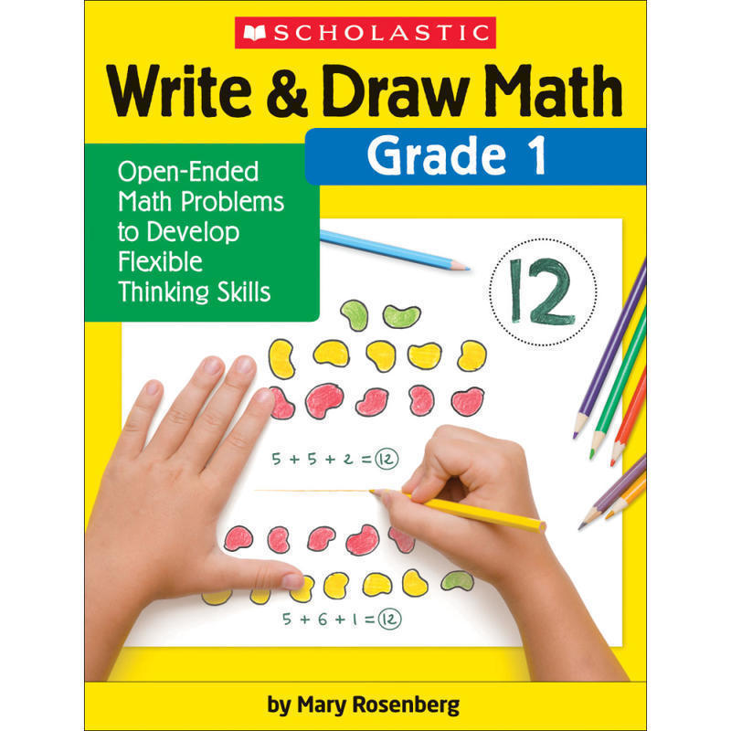 Scholastic Write & Draw Math: Grade 1 MPN:9781338314373
