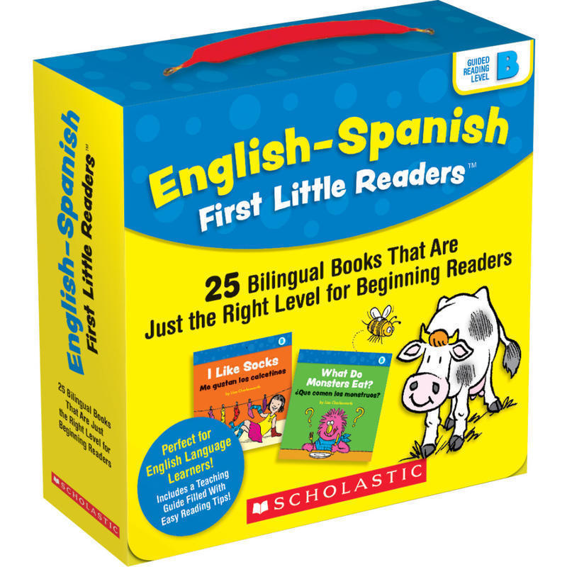 Scholastic Teacher Resources English-Spanish First Little Readers: Guided Reading Level B, Grades Pre-K To 2nd, Set Of 25 Books MPN:9781338662085